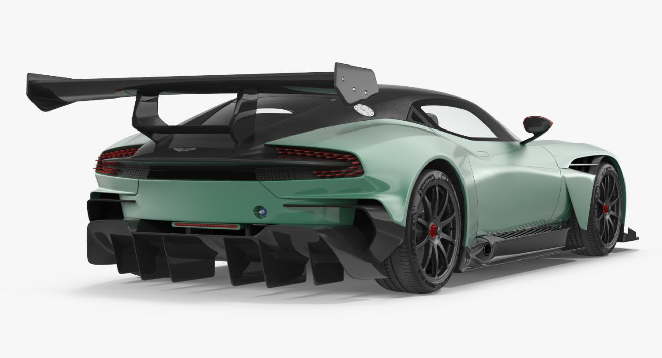 3D model Aston Martin Vulcan 2016 Simple Interior