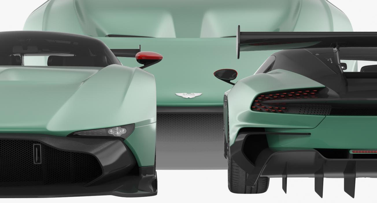 3D model Aston Martin Vulcan 2016 Simple Interior