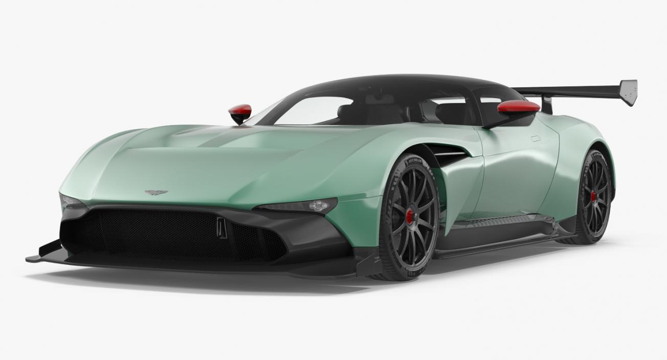 3D model Aston Martin Vulcan 2016 Simple Interior