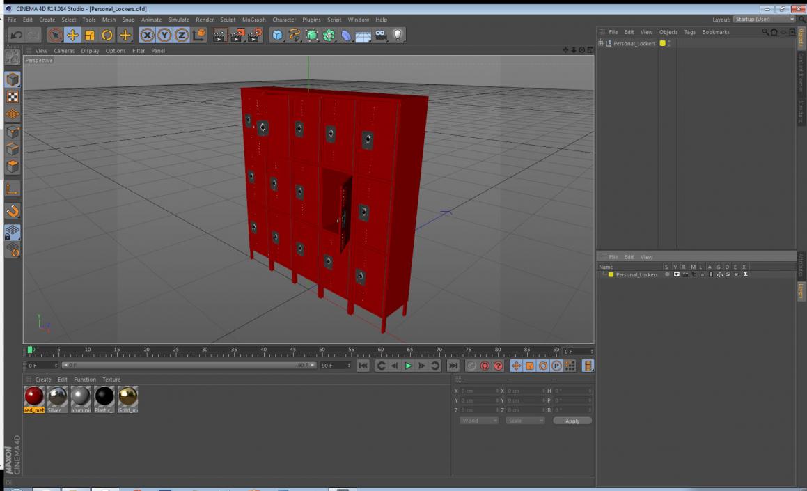 3D Personal Lockers