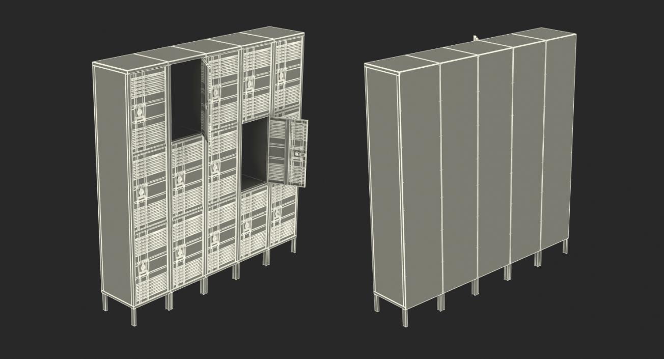 3D Personal Lockers