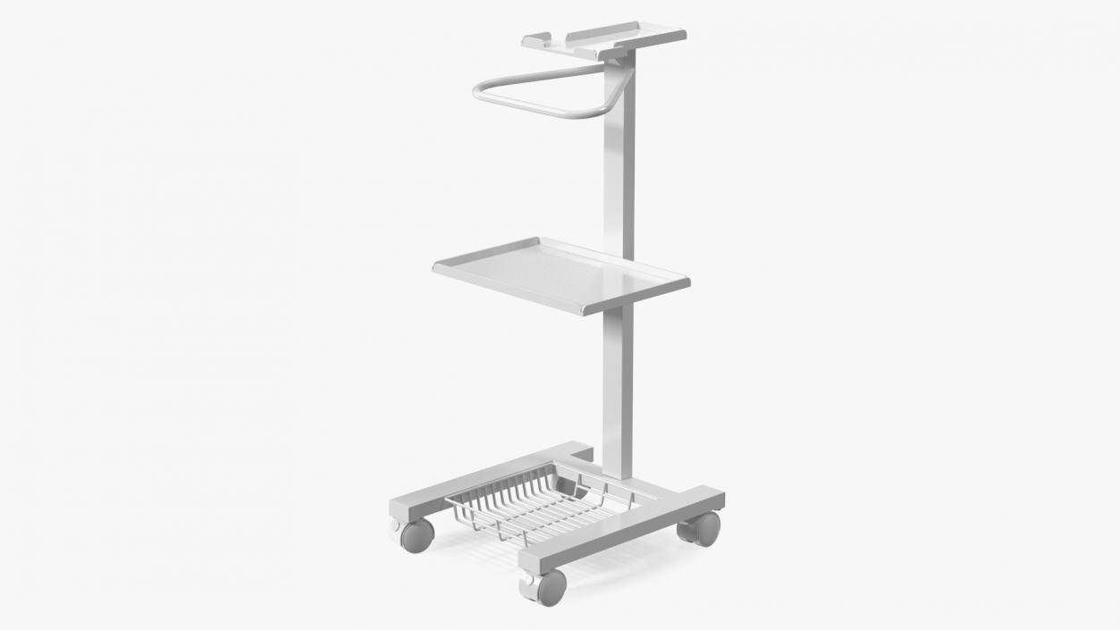 Medical Cart on Wheels 3D