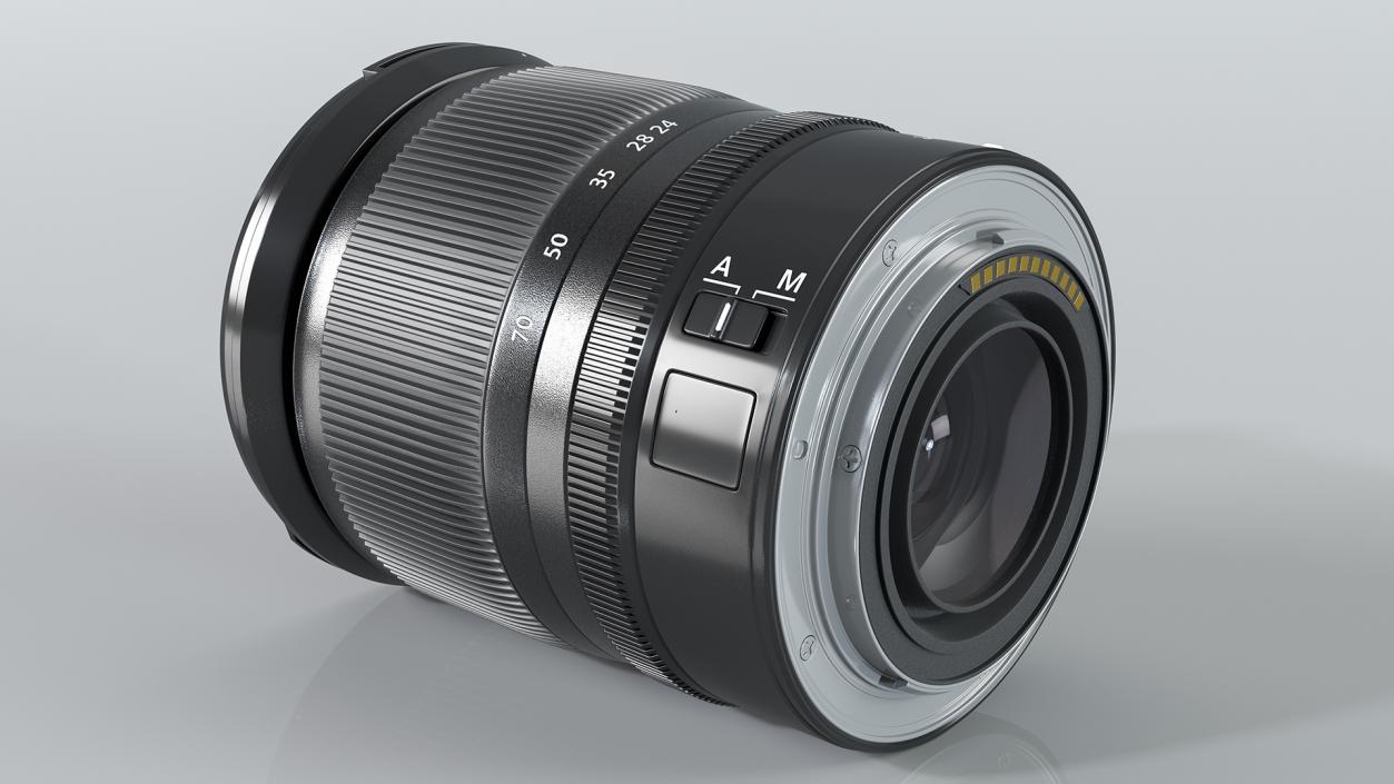 Camera Lens 24 70mm f4 3D