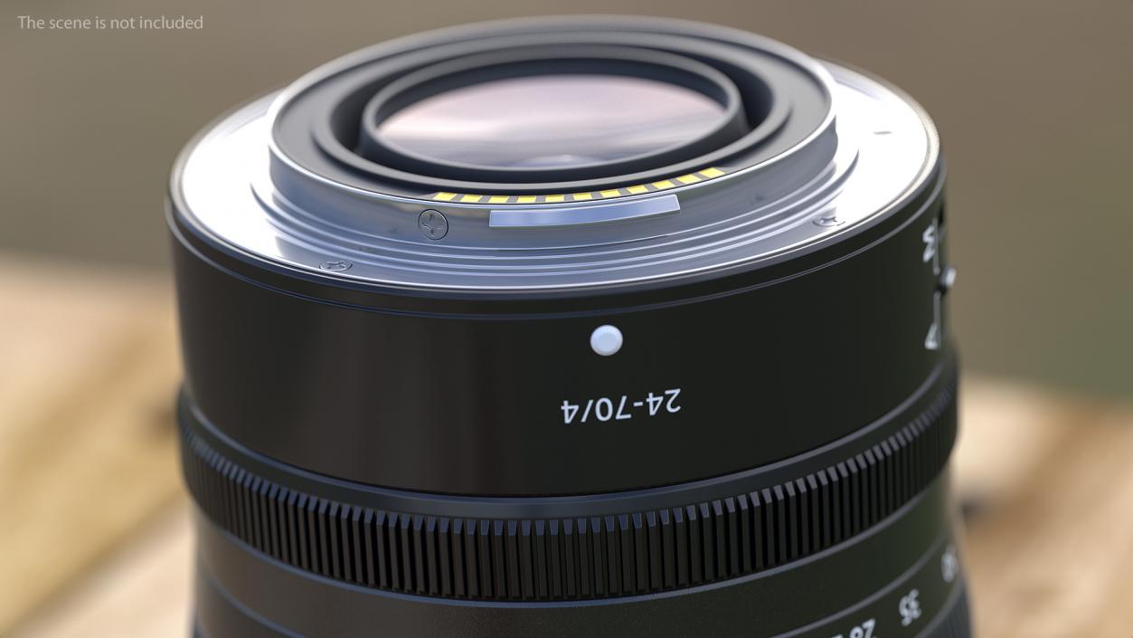 Camera Lens 24 70mm f4 3D