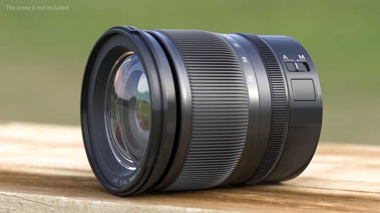 Camera Lens 24 70mm f4 3D