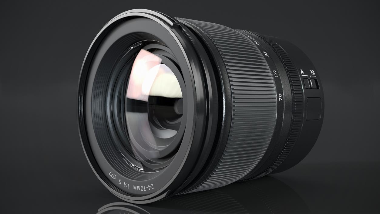 Camera Lens 24 70mm f4 3D