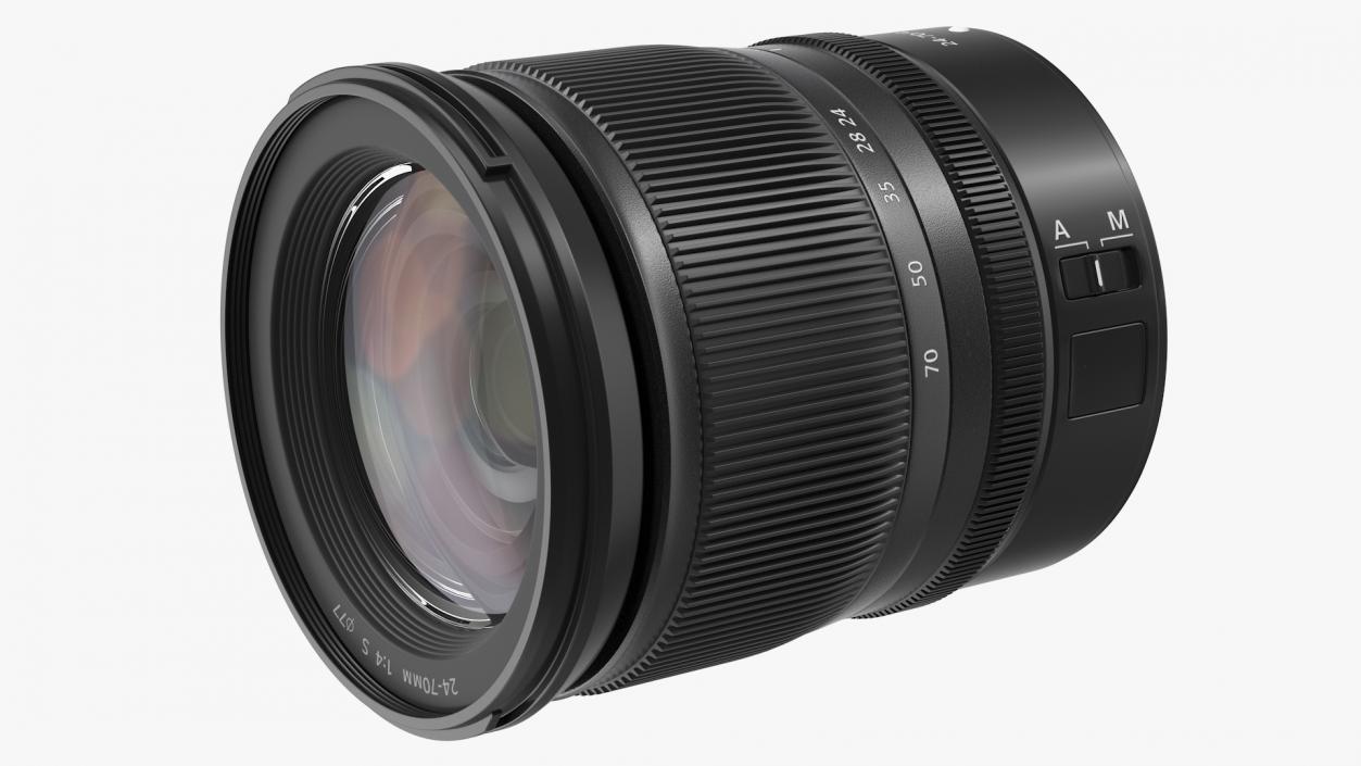 Camera Lens 24 70mm f4 3D