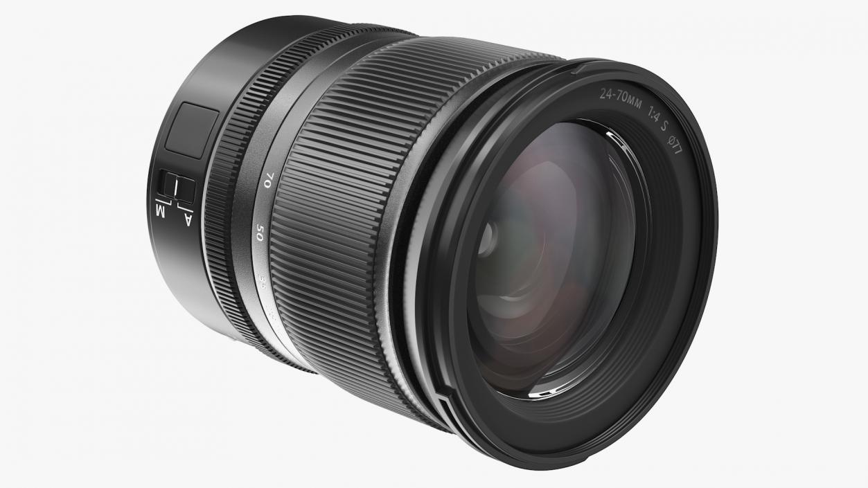 Camera Lens 24 70mm f4 3D