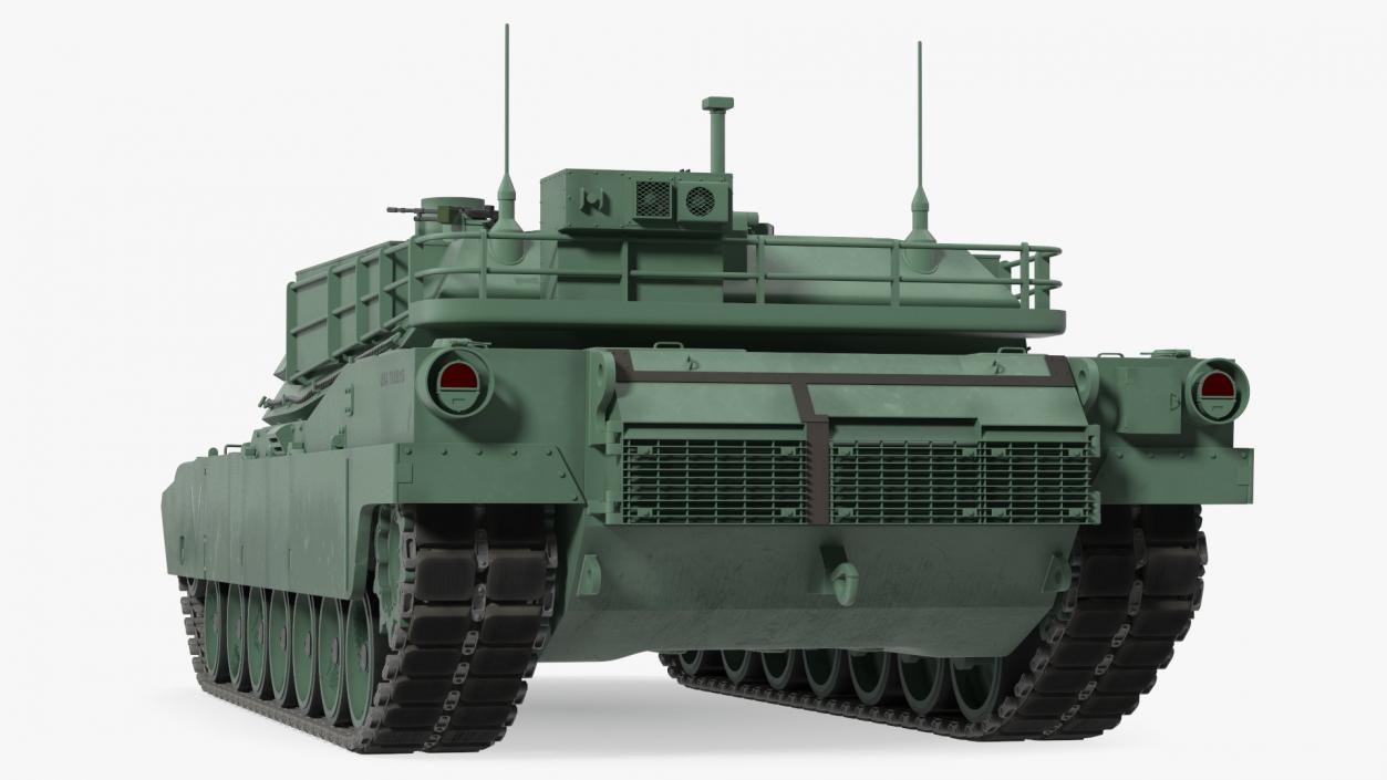 3D Rigged US Tanks Collection 3 model