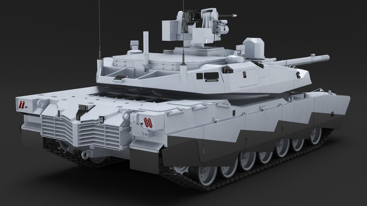 3D Rigged US Tanks Collection 3 model