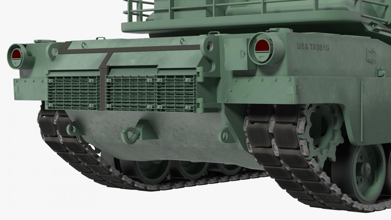 3D Rigged US Tanks Collection 3 model