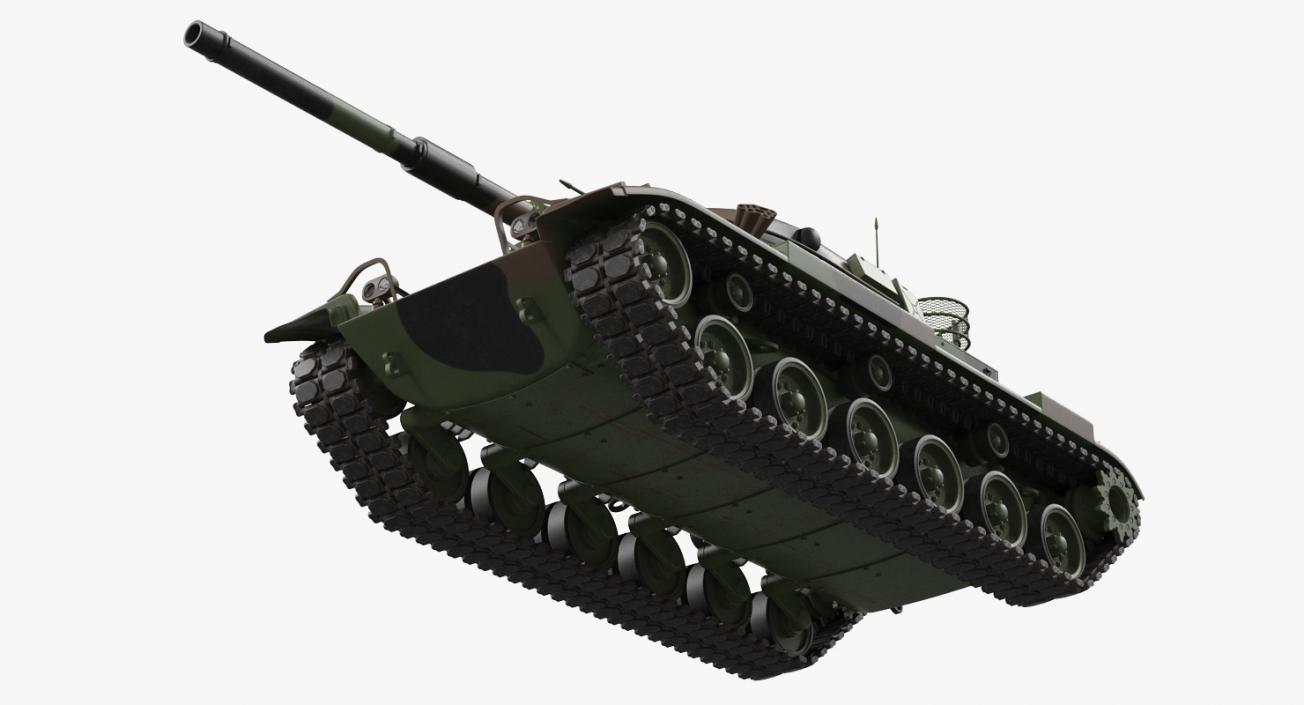 3D Rigged US Tanks Collection 3 model