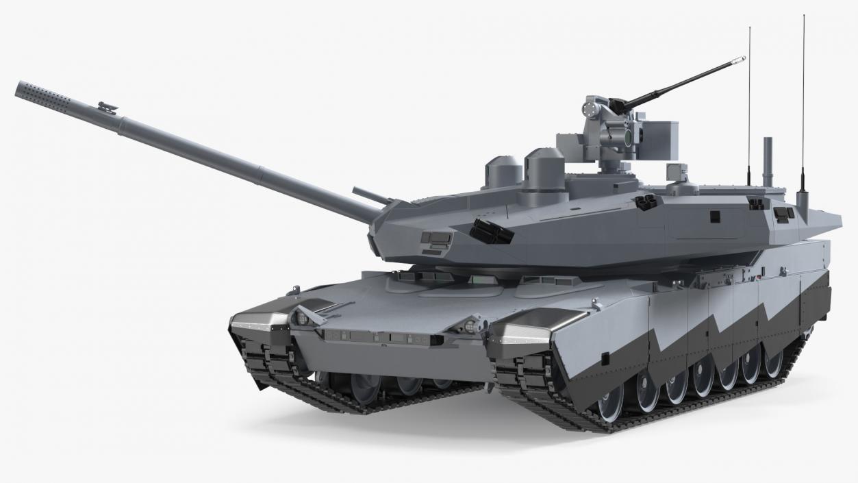 3D Rigged US Tanks Collection 3 model