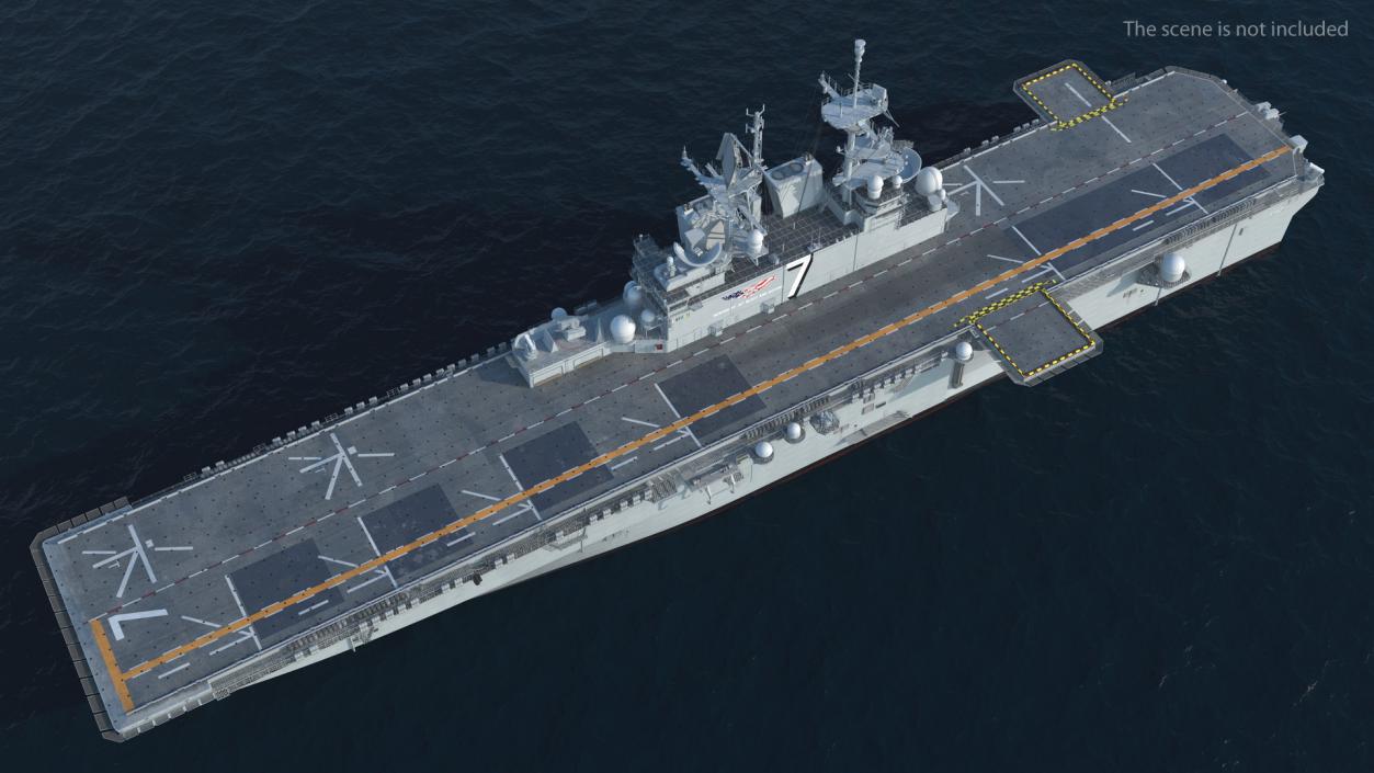 US Warships Collection 7 3D model