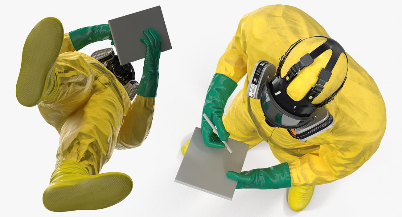 3D Hazardous Materials Worker