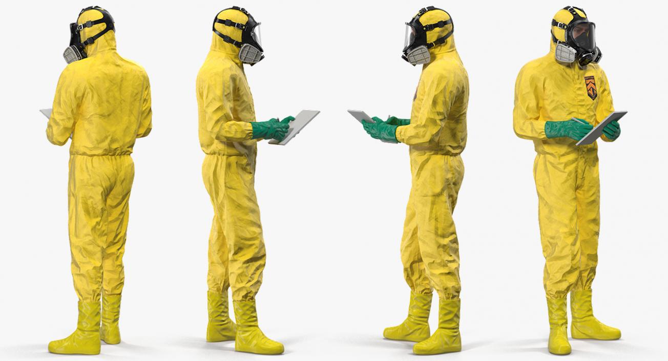 3D Hazardous Materials Worker