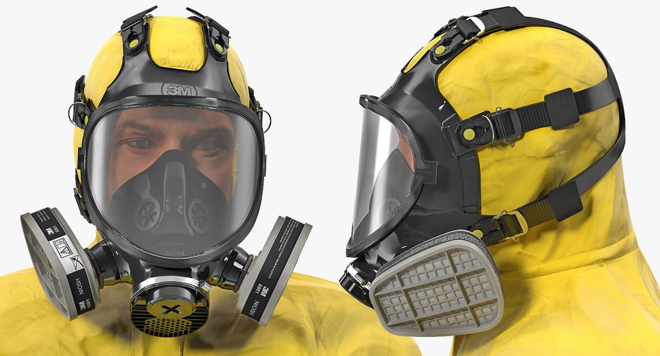 3D Hazardous Materials Worker