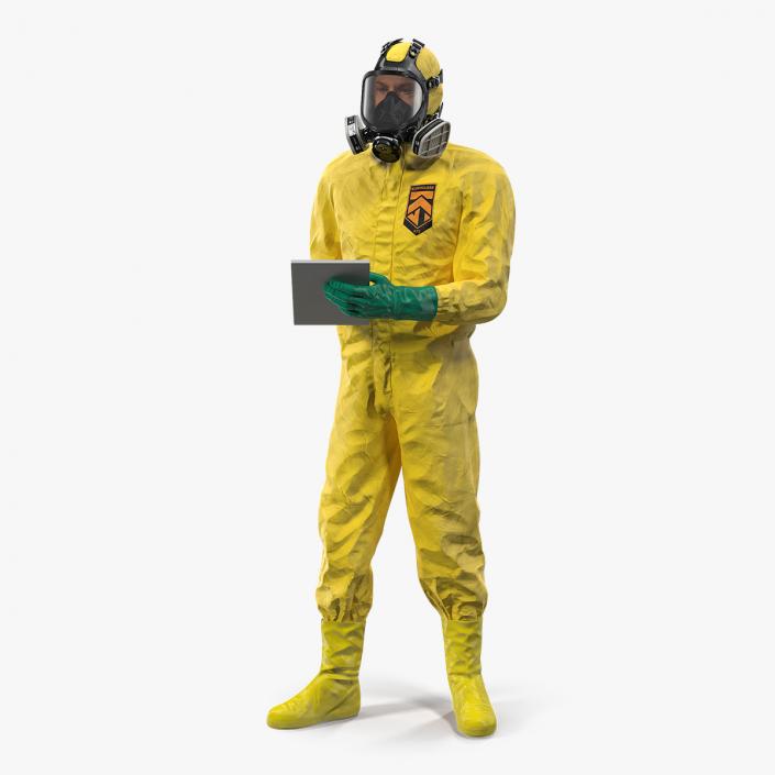 3D Hazardous Materials Worker