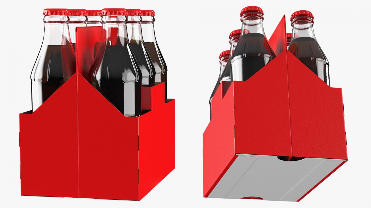 Soda Bottle Package 3D model