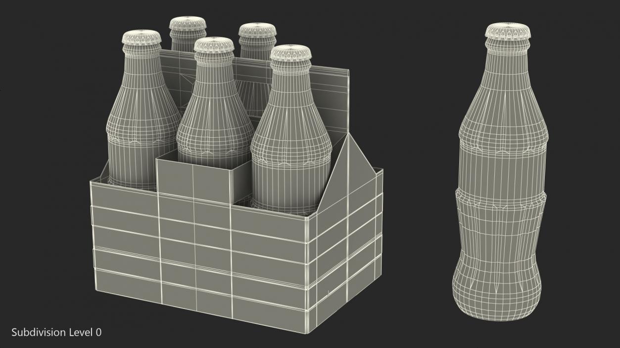 Soda Bottle Package 3D model