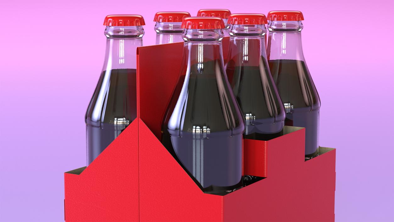 Soda Bottle Package 3D model