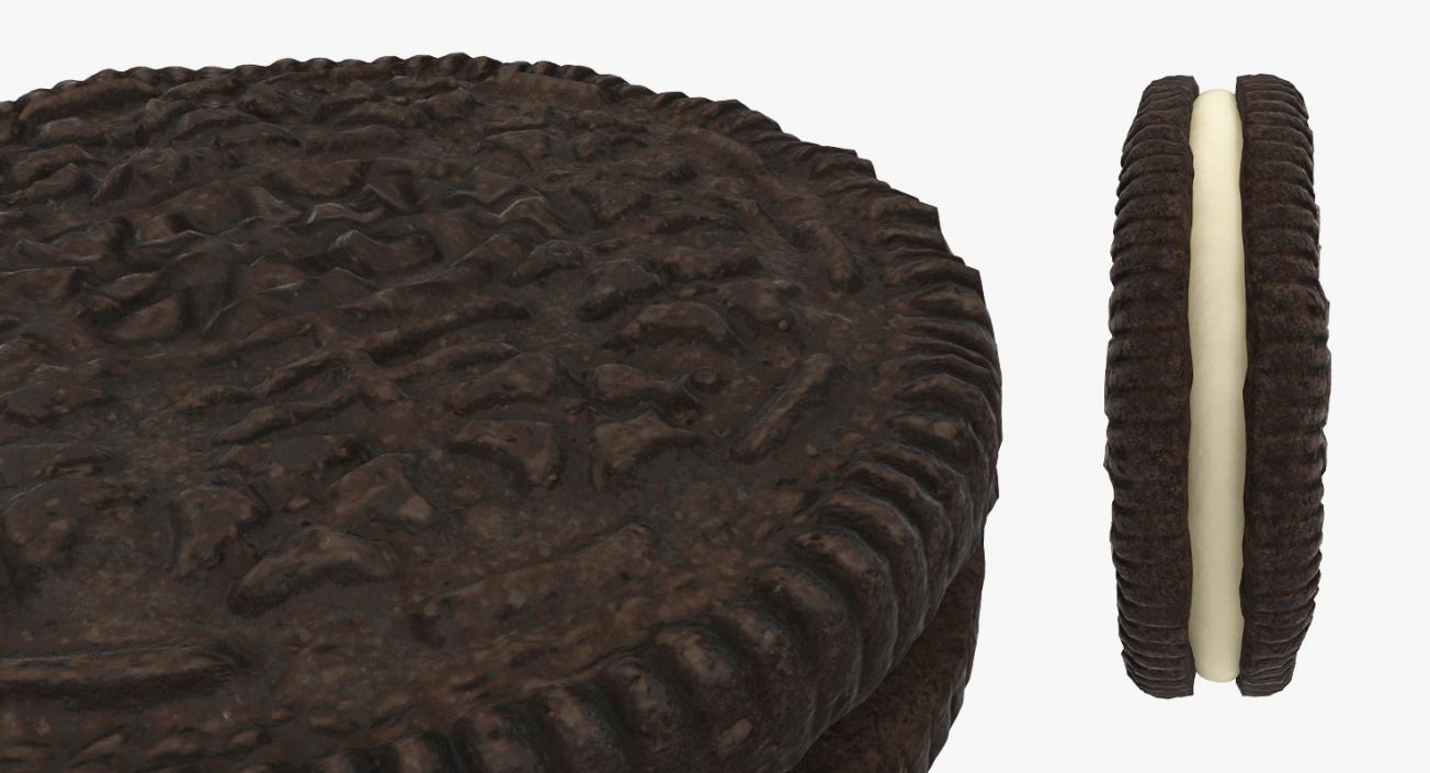 3D model Chocolate Sandwich Cookie