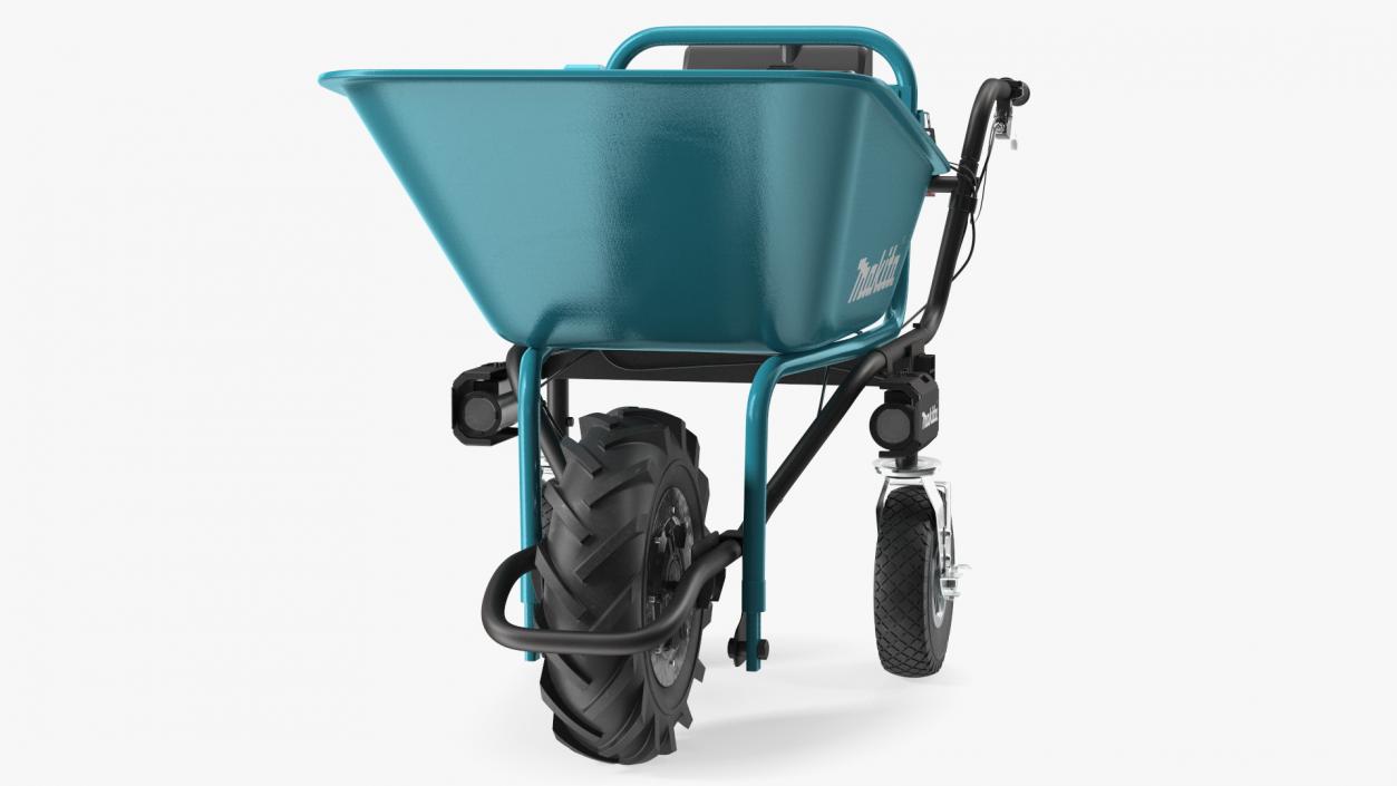 3D Makita DCU180ZB Brushless Electric Wheelbarrow with Bucket model