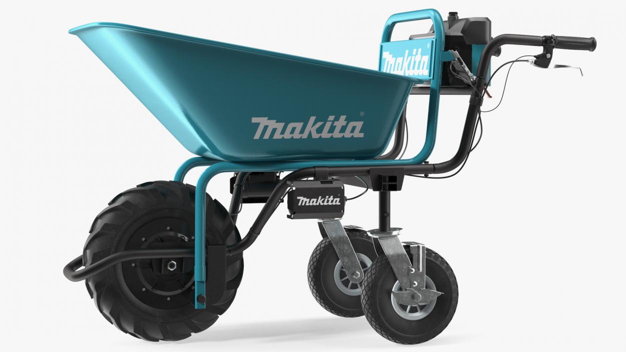 3D Makita DCU180ZB Brushless Electric Wheelbarrow with Bucket model