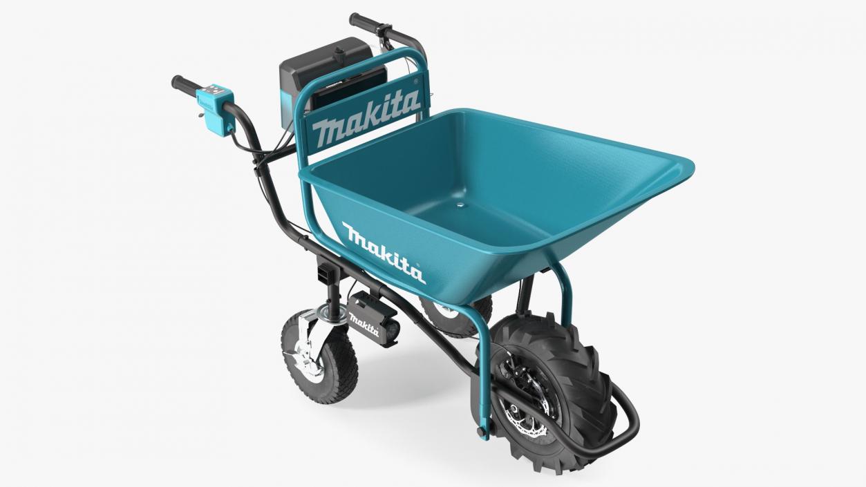 3D Makita DCU180ZB Brushless Electric Wheelbarrow with Bucket model