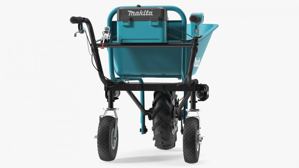 3D Makita DCU180ZB Brushless Electric Wheelbarrow with Bucket model