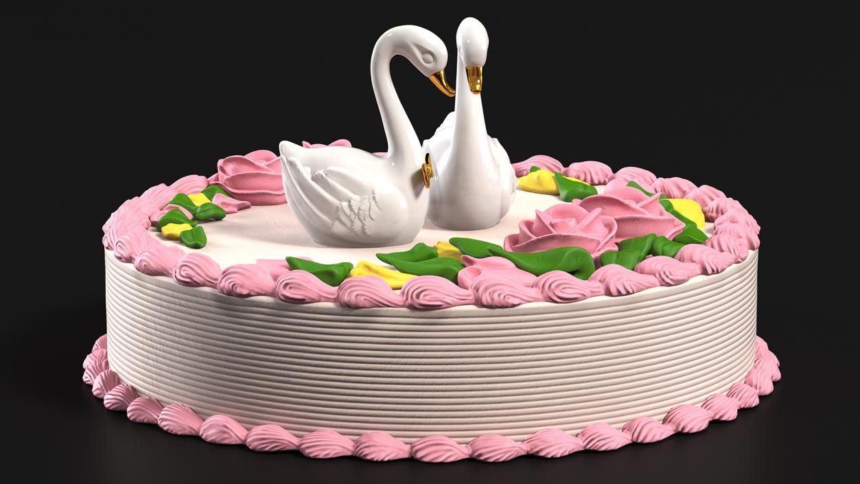 3D model Vanilla Wedding Cake