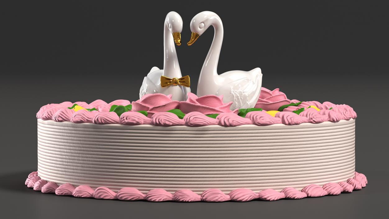 3D model Vanilla Wedding Cake