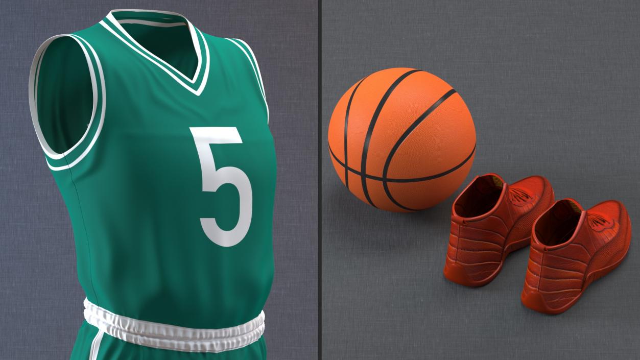 3D model Basketball Uniform 2