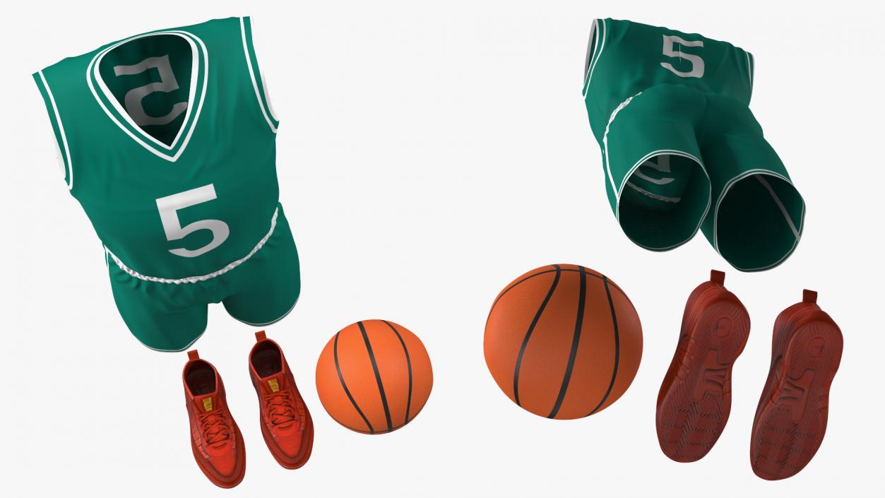 3D model Basketball Uniform 2