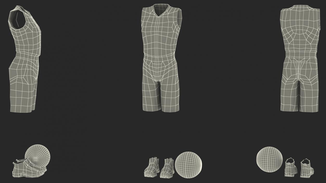 3D model Basketball Uniform 2