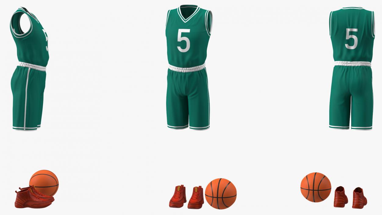 3D model Basketball Uniform 2