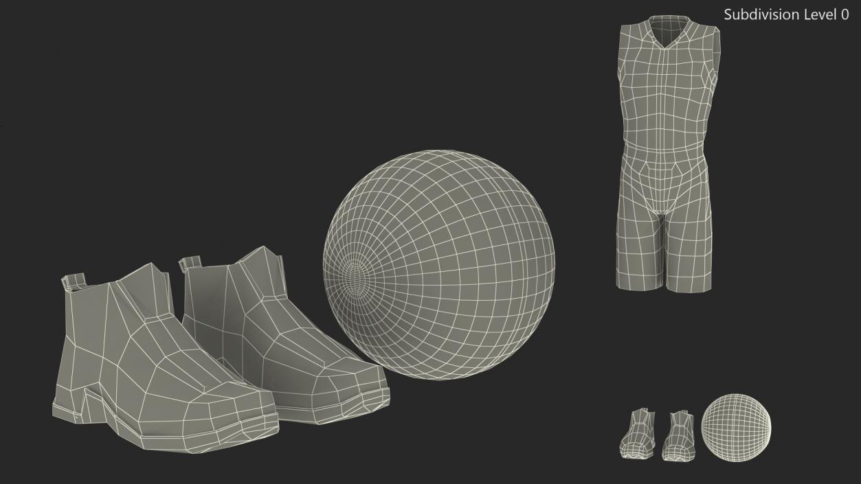 3D model Basketball Uniform 2