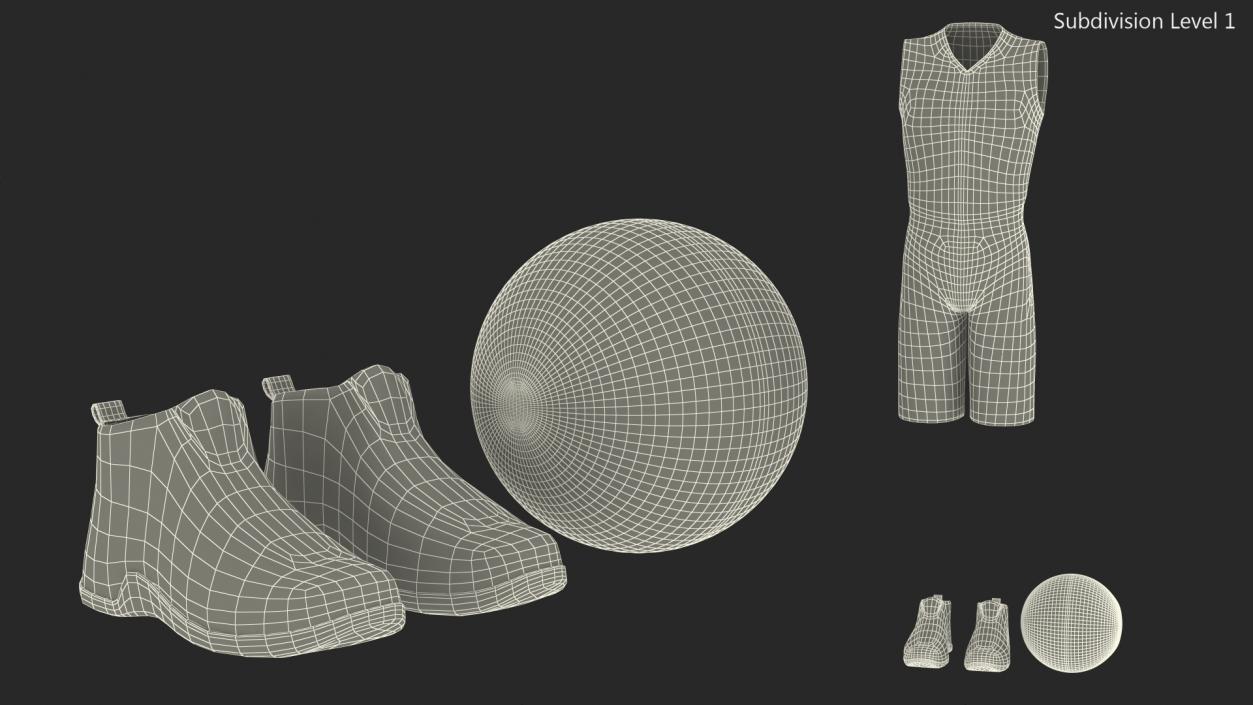 3D model Basketball Uniform 2