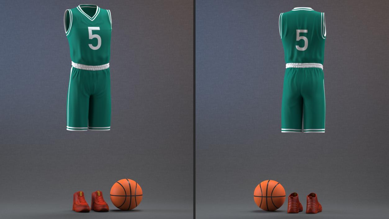 3D model Basketball Uniform 2