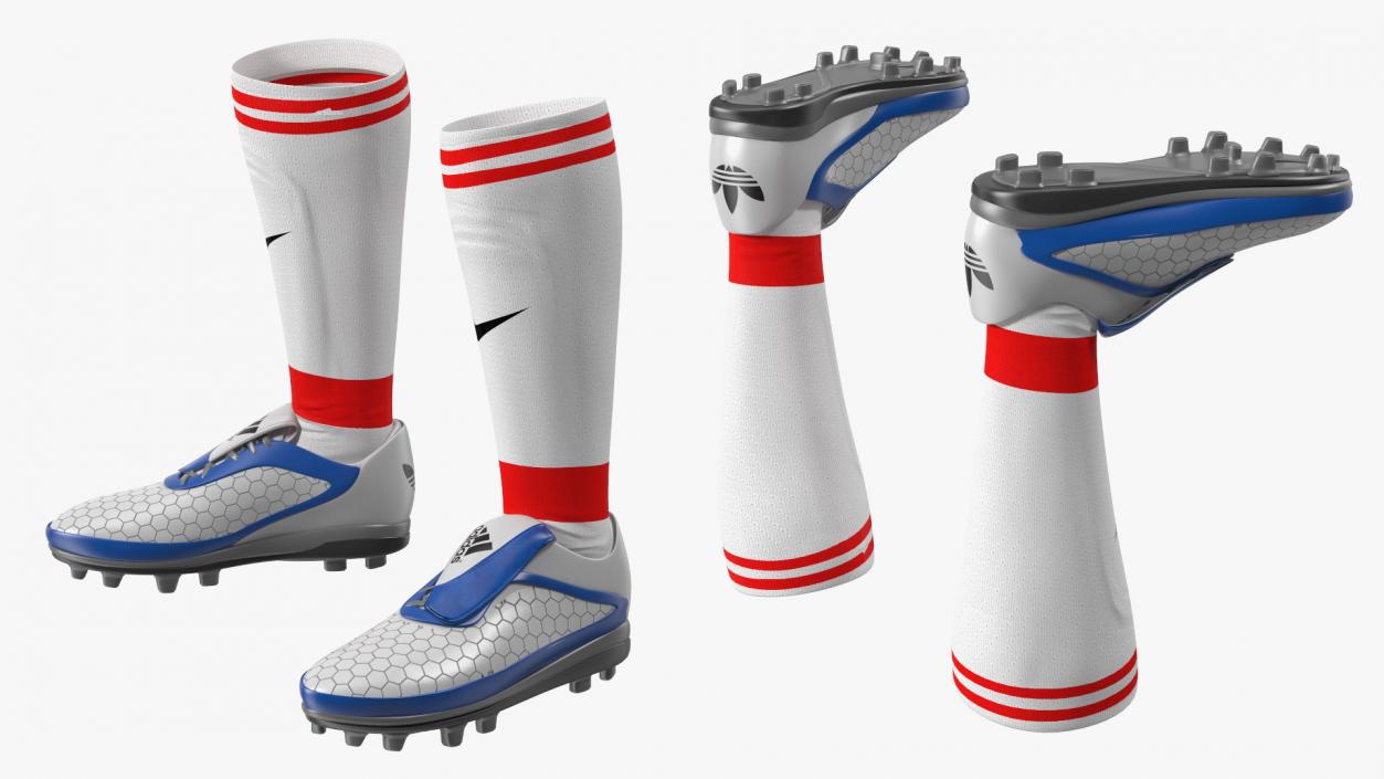 3D model Arsenal Soccer Kit with Nike Cleats