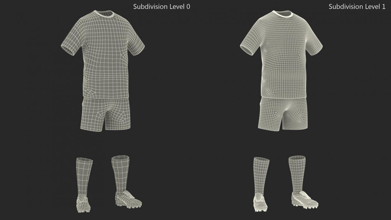 3D model Arsenal Soccer Kit with Nike Cleats