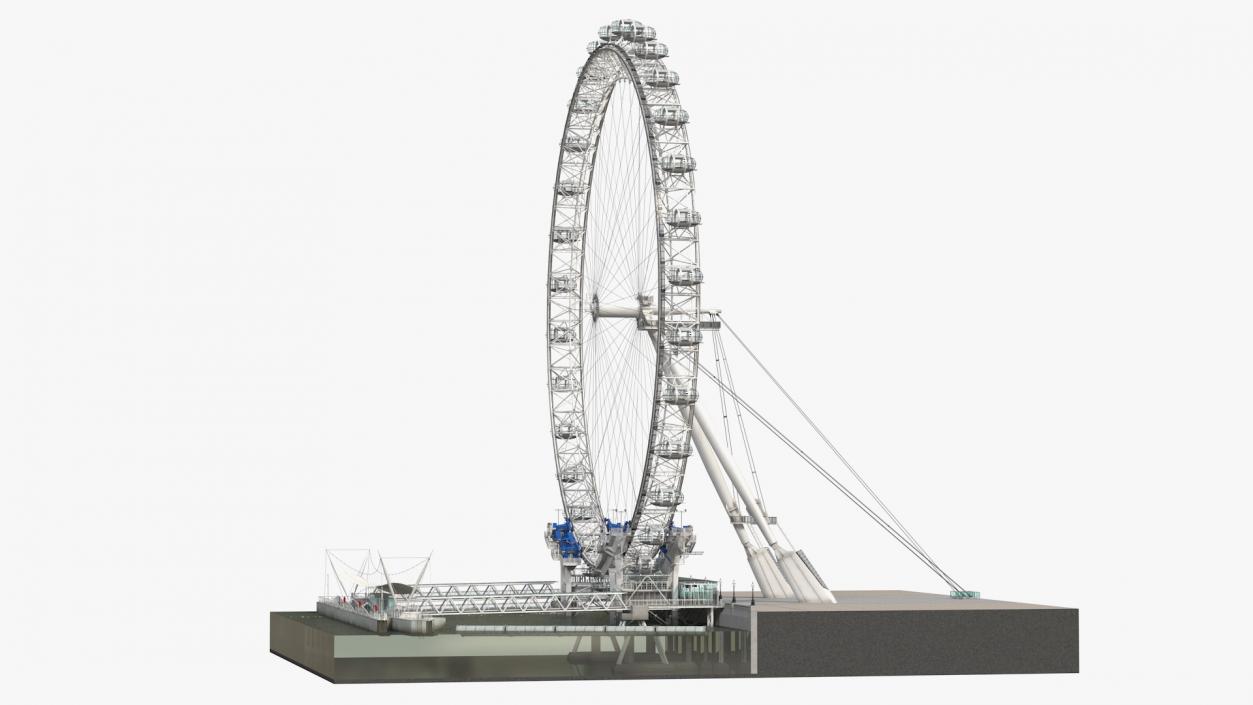 Observation Ferris Wheel 3D model