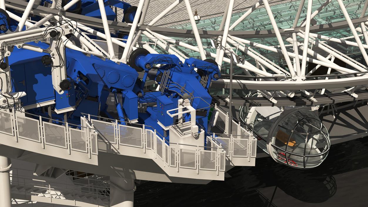 Observation Ferris Wheel 3D model