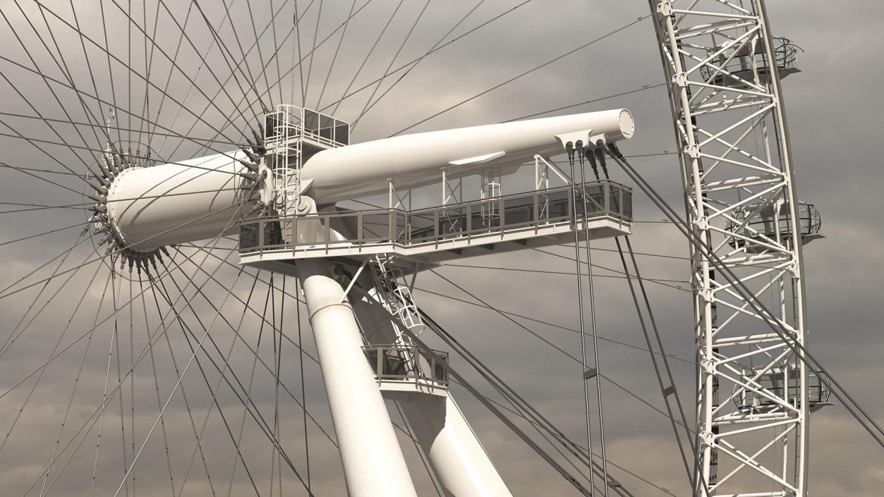 Observation Ferris Wheel 3D model