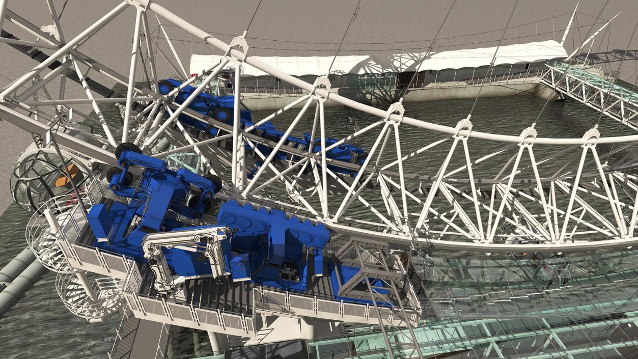 Observation Ferris Wheel 3D model