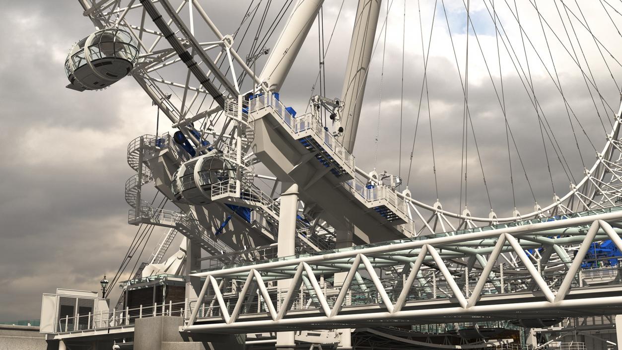 Observation Ferris Wheel 3D model