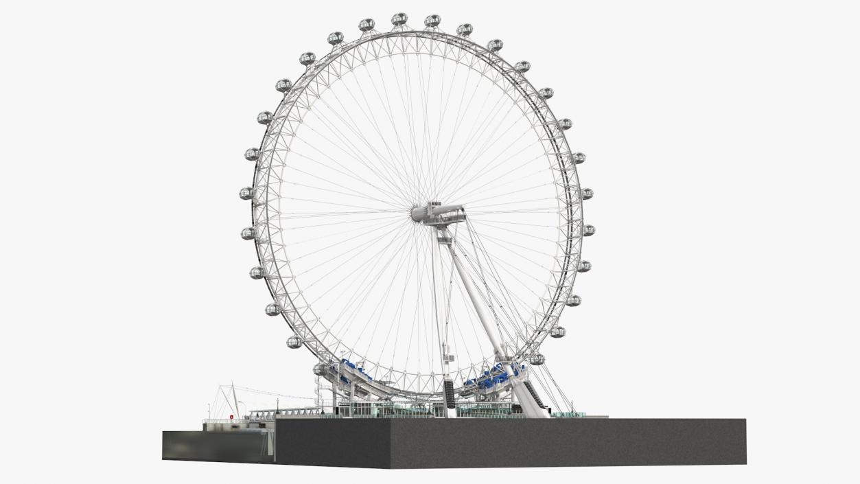 Observation Ferris Wheel 3D model