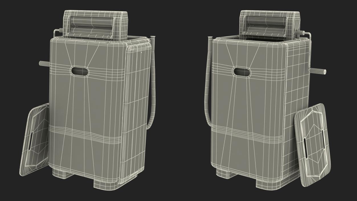 Retro Style Washing Machine 3D