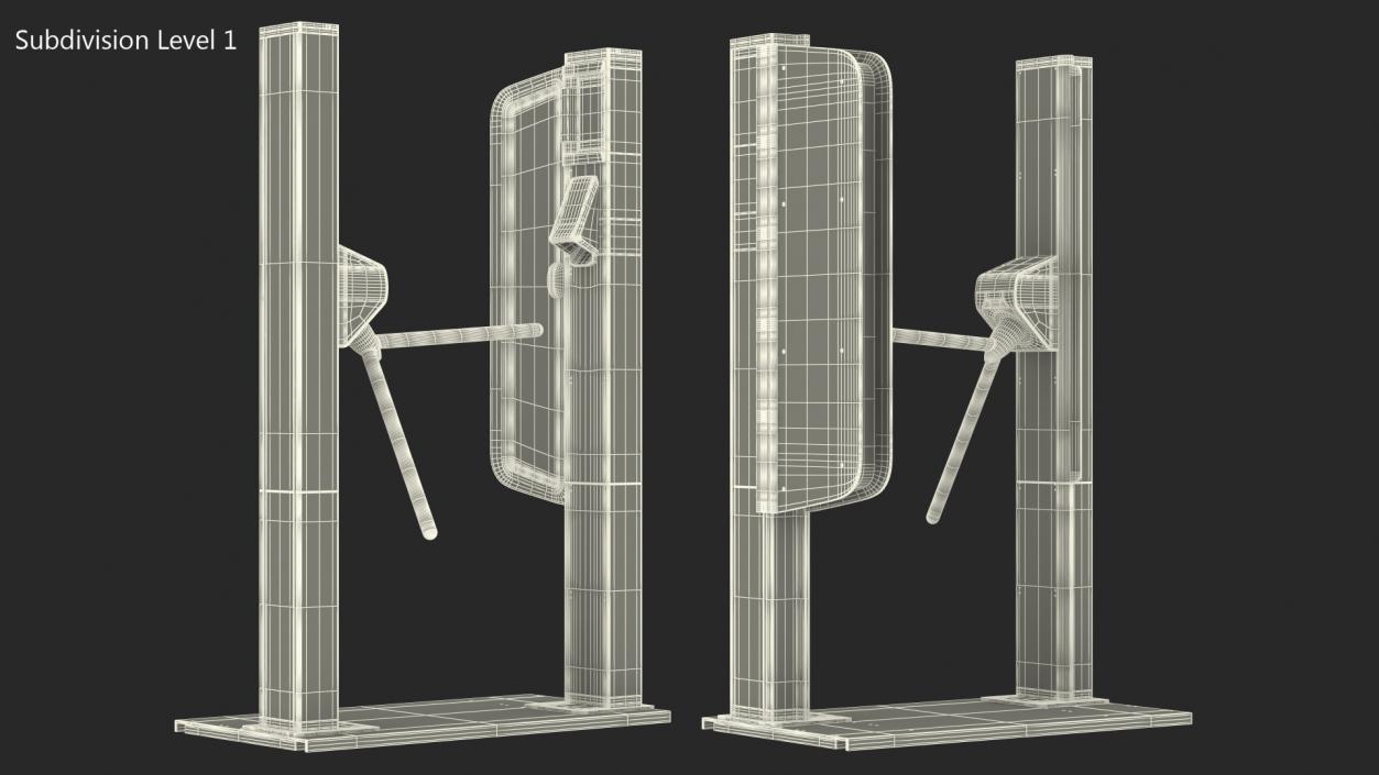 3D model Smart Gate Turnstile