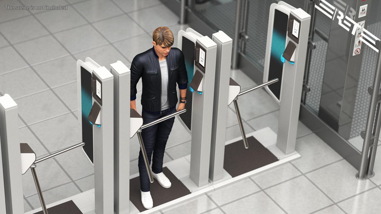 3D model Smart Gate Turnstile